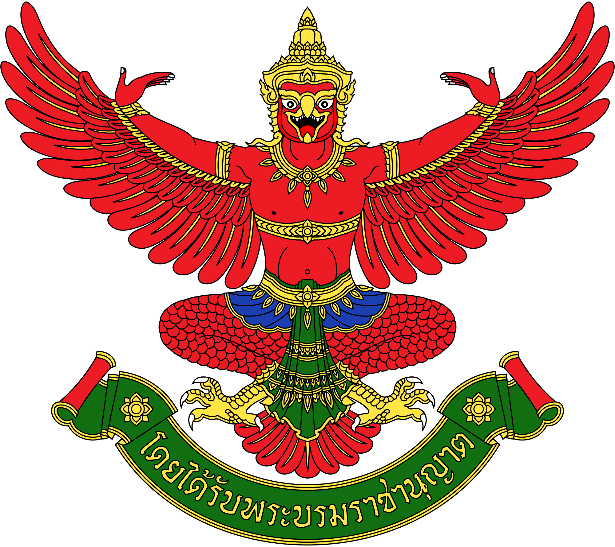 Thailand Garuda Symbol Flag of Thailand - Gen IPTV Cheapest IPTV Plan in Thailand